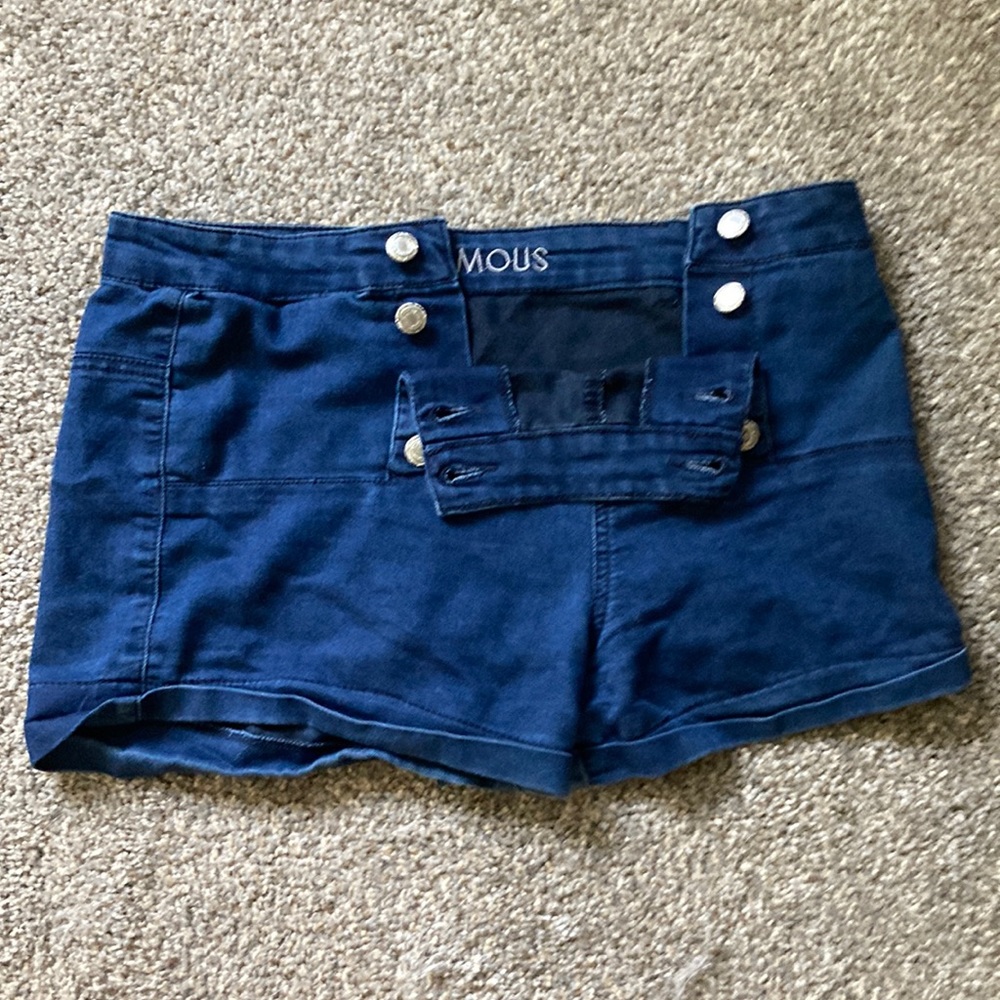 Size 9 Dark blue Jean shorts